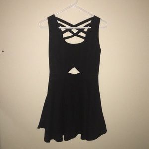 Double Zero brand black dress
